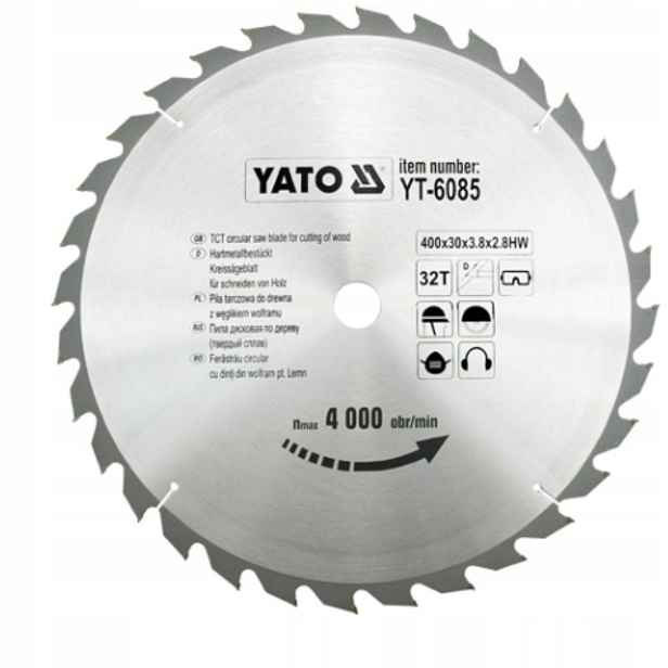 Kotoučová Pila S Karbidem 400X32X30 YT-6085 Yato