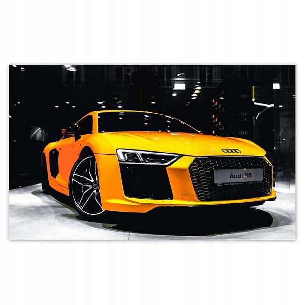 Fototapety 520x318 Žluté Audi R8