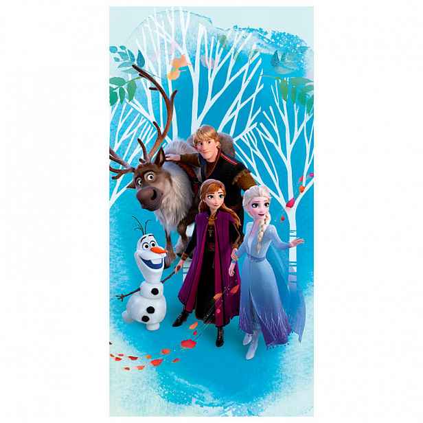 Dětská osuška FROZEN 2 TAJEMNÝ LES 70 x 140 cm