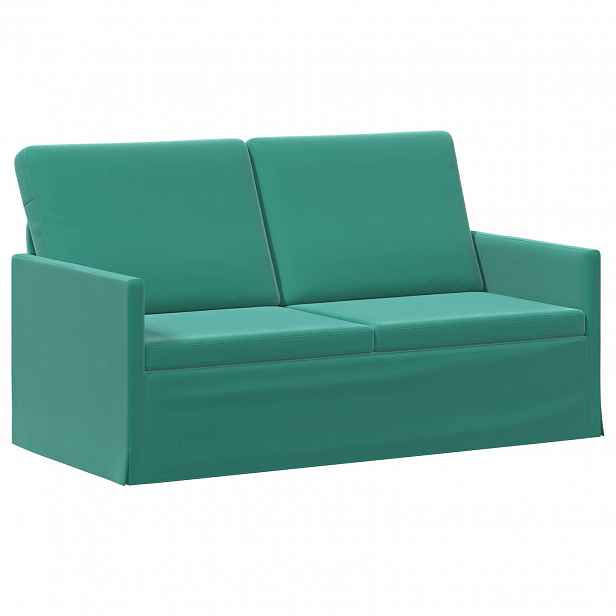vidaXL Pohovka pro 2 osoby Tyrkysová 150 x 81 x 82 cm Samet