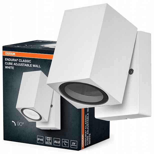 Zahradní nástěnné svítidlo Venkovní fasádní lampa GU10 s regulací IP44 Osram