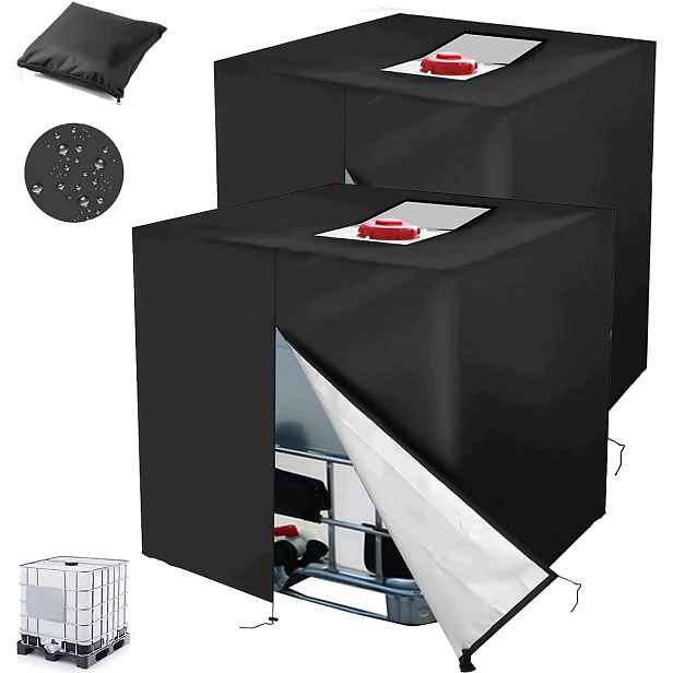 2 X Pouzdro Nádrže Ibc 1000 L Anti-uv Vodotěsný Zip