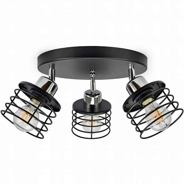 Lampa Lustr Stropní Svítidlo Stropní Led Vigo Chrom E27