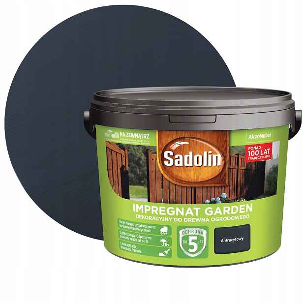 Sadolin Garden Impregnát na dřevo 9L Antracitový