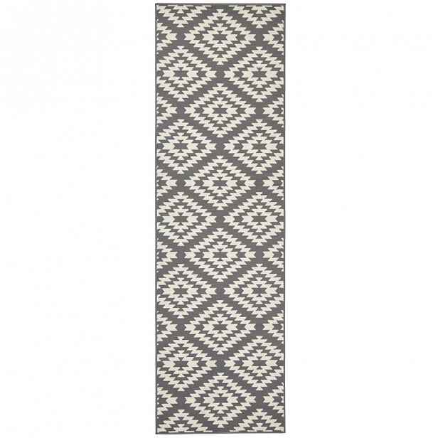 Šedo-bílý běhoun Hanse Home Jenny, 80 x 250 cm