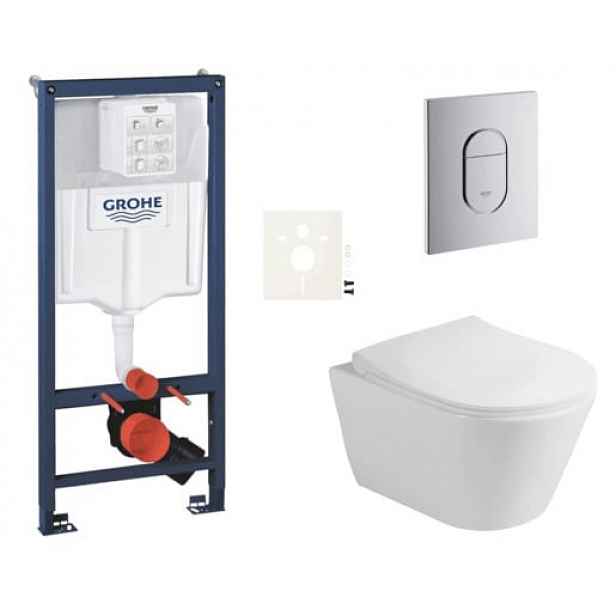 Závěsný wc set do lehkých stěn / předstěnová montáž Glacera Ava SIKOGRSAVAA
