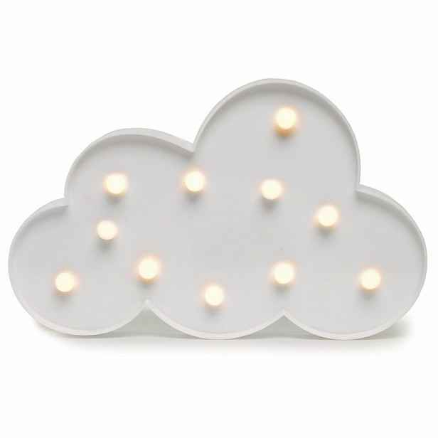 LED dětská lampička OBLÁČEK, 29,5 cm