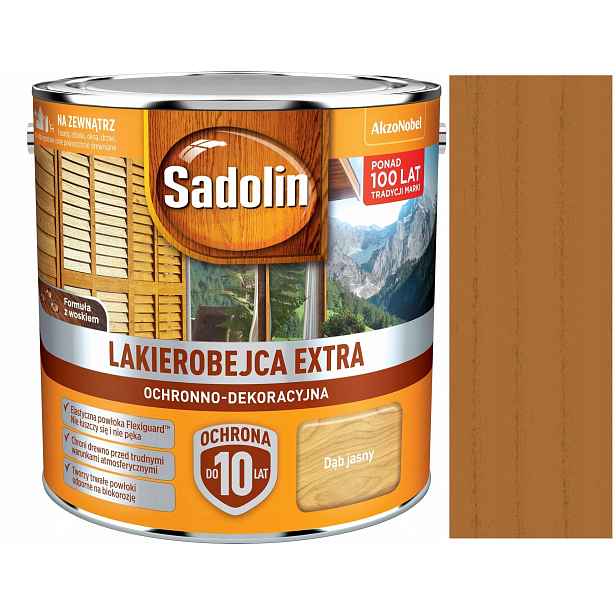Sadolin Extra Lakový Obal 2,5 L Dub Světlý