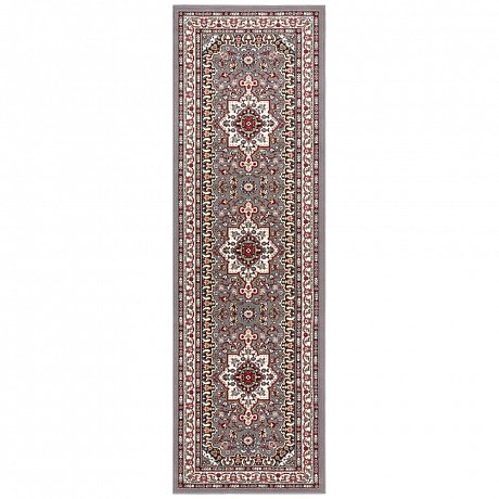 Šedý koberec Nouristan Parun Tabriz, 80 x 250 cm