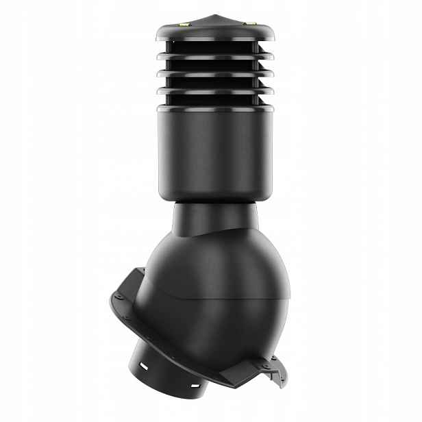 Větrací komín Smartline profil T35 fi 125 mm, zateplený, černý
