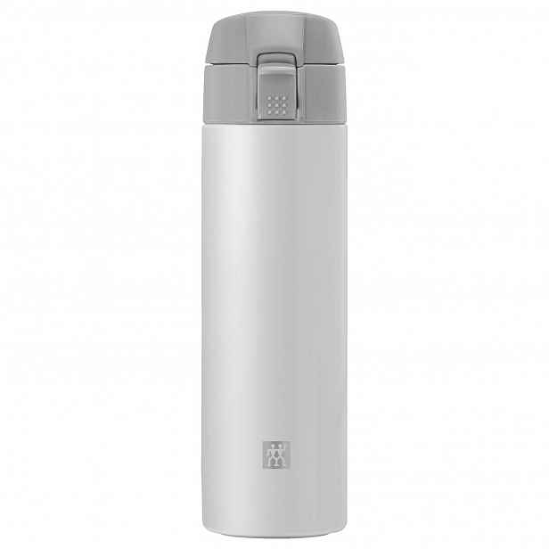 Dvoustěnná nerezová cestovní láhev Zwilling Thermo, 0,45 l, bílá