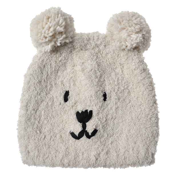 Béžová dětská čepice medvídek Bear - one size Clayre & Eef