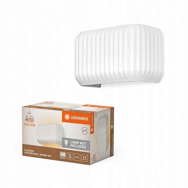 Dekorativní nástěnná lampa Svítidlo na omítku E27 Bílá Decor Ledvance