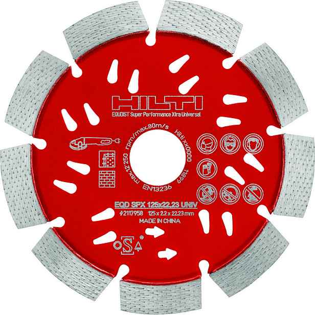 Kotouč DIA Hilti EQD SPX Universal 230×22,23×2,7×12 mm