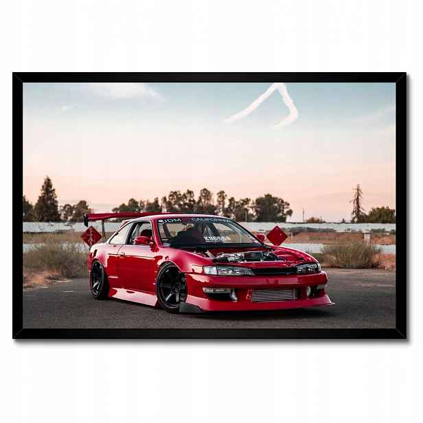 Plakáty v rámu 60x40 Sportovní červené auto
