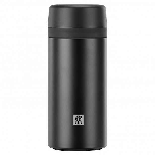 Dvoustěnná nerezová termoska Zwilling Thermo, 0,42 l, černá