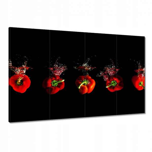 Obrazy 120x80 Červené papriky
