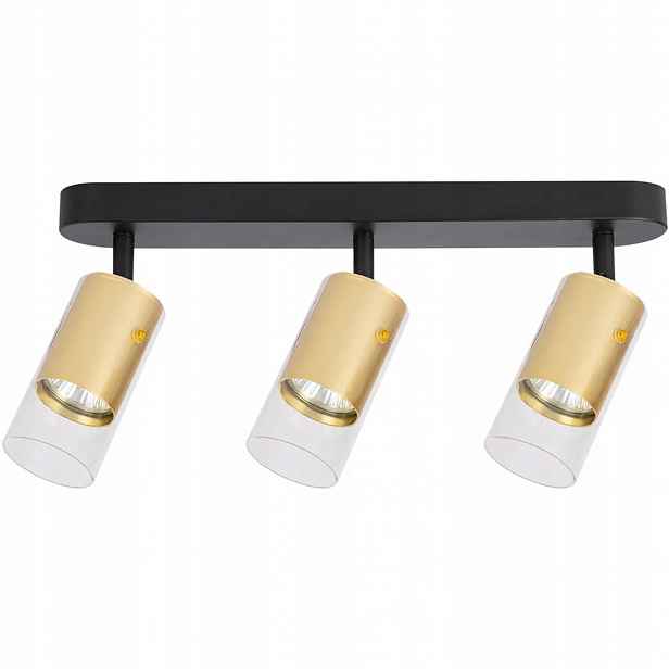 Nástěnné svítidlo Spot Led Tuba Transparentní Stínidlo Stropní Svítidlo Nástěnná 3xGU10