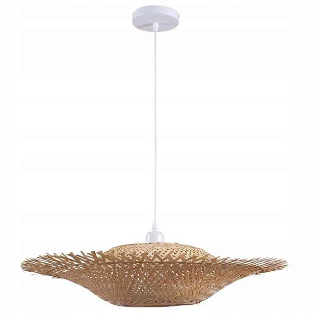 Sanico Goldlux závěsná lampa Barbados 1xE27 béžová v boho stylu IP20