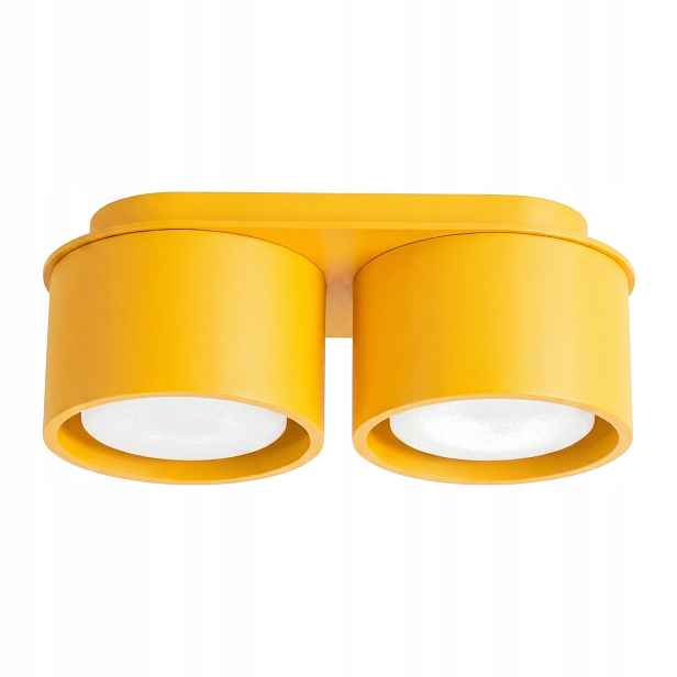 Sollux Lighting Spot stropní minimalistický žlutý 2xgx53 10w Modo