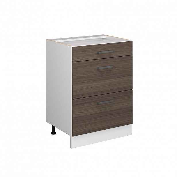 Vicco UNIVERZÁLNÍ ZÁKLADNÍ JEDNOTKA R-Line Šedá 60 cm se zásuvkami, bez pracovní desky
