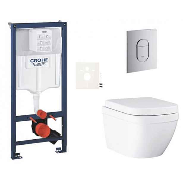 Závěsný wc set do lehkých stěn / předstěnová montáž Grohe Euro Ceramic SIKOGRSEUA