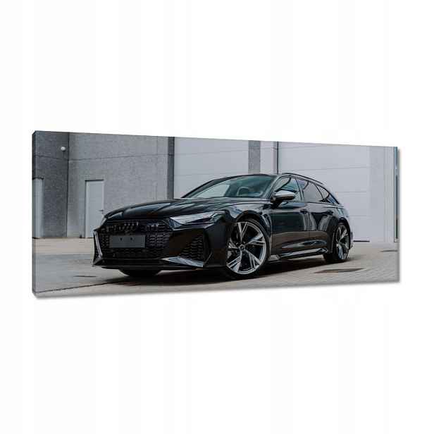 Obrazy 100x40 Černý automobil Audi