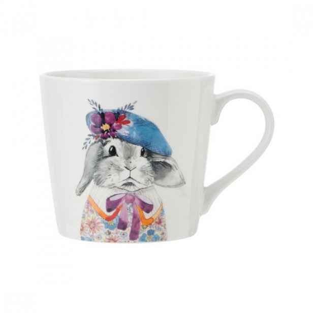 Porcelánový hrnek, 380 ml, model zajíčka - Mikasa