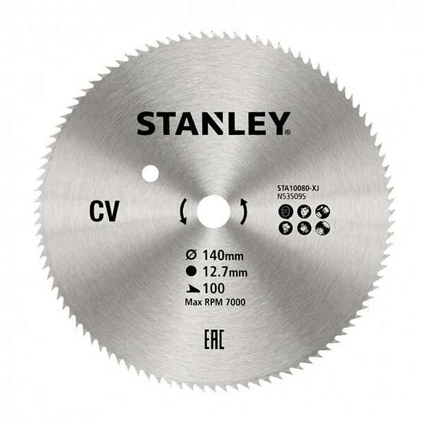Stanley - Pilový kotouč na dřevo 140x12,7 mm, 100 zubů STA10080-XJ
