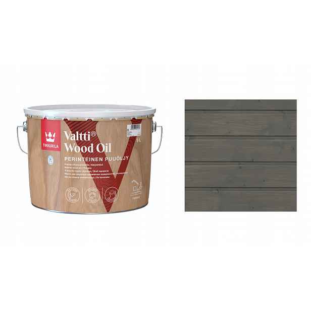 Tikkurila Valtti Wood Oil 9L 207A Grey Seal Rozpouštědlový Olej
