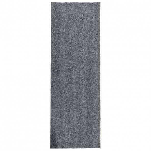 vidaXL Běhoun čisticí zóna 100 x 350 cm šedý