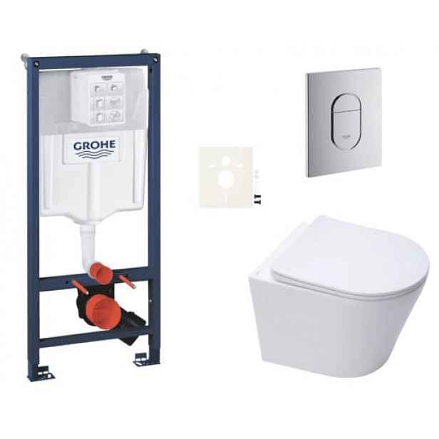 Závěsný wc set do lehkých stěn / předstěnová montáž Swiss Aqua Technologies Infinitio SIKOGRSIN10A