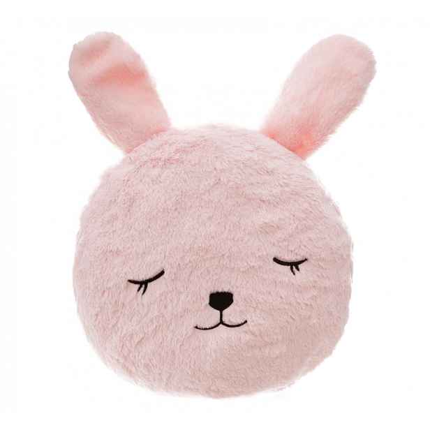 Dětský dekorační polštářek ZAJÍČEK 27cm, růžový