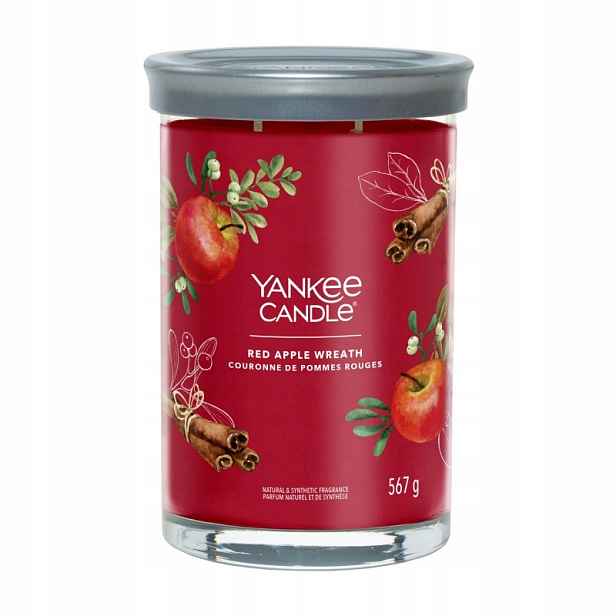 Red Apple Wreath – Yankee Candle Signature – svíčka Tumbler se dvěma knoty