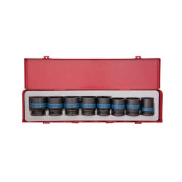 Sada rázových nástrčných hlavic King Tony 3/4 CrMo 6 hran 26 - 38 mm 6409MP