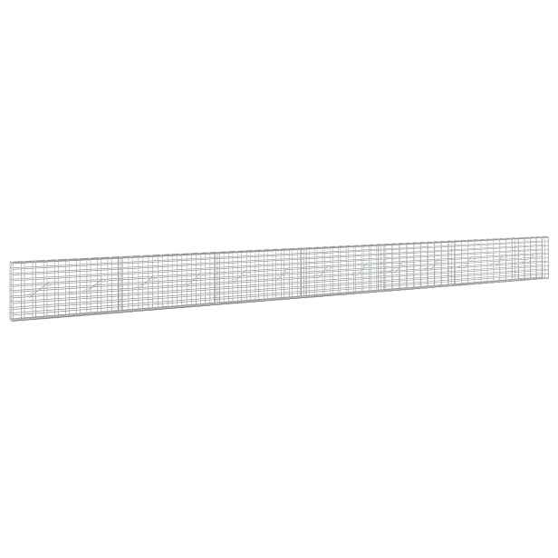 vidaXL Gabion s drátem 5 mm a síťkou 5x10 cm 650x10x50 cm
