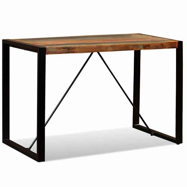 vidaXL Jídelní stůl masivní recyklované dřevo 120 cm
