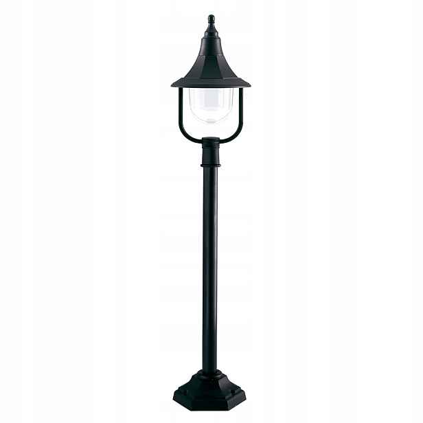 Venkovní stojací lampa černá, klasická, zahradní, 118 cm, IP44 Elstead
