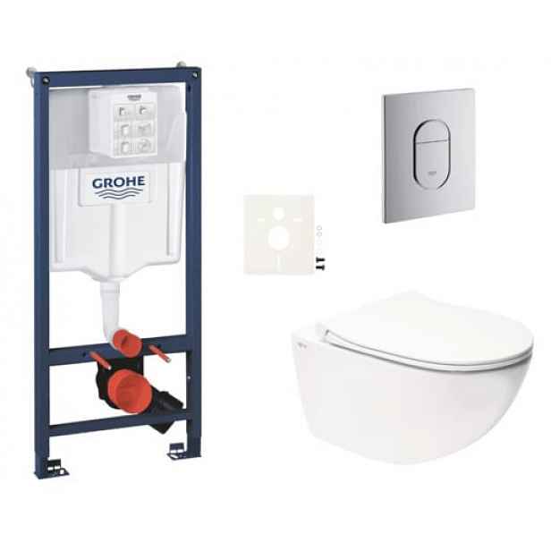Závěsný wc set do lehkých stěn / předstěnová montáž Swiss Aqua Technologies Infinitio SIKOGRSIN11A