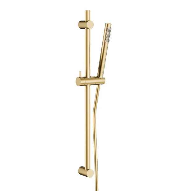 Kfa Sprchový Set Posuvný Moza Premium, Brushed Light Gold (světle Zlatá Broušená)