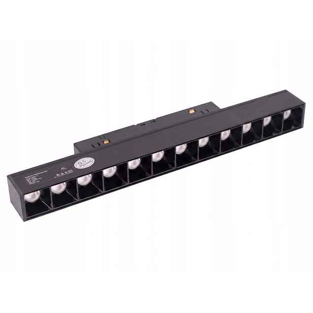 Led kolejnicové svítidlo Raster Magnetic černé 10 W 23 cm Dali MaxLight