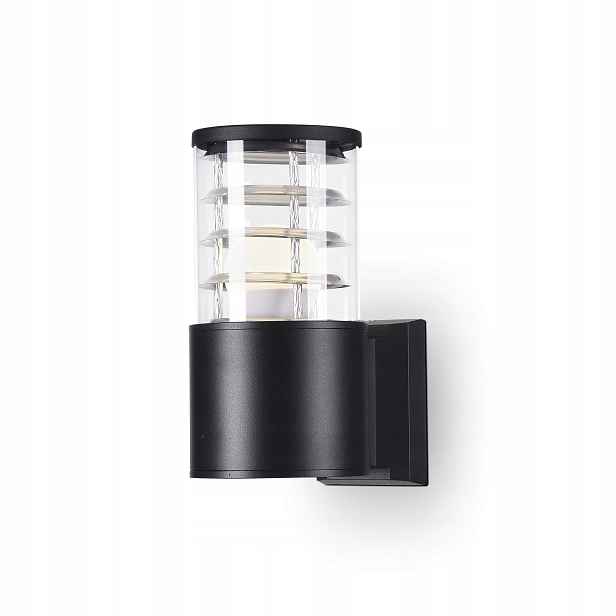 Nástěnná venkovní terasová lampa jednoduchá černá 20 cm Maytoni