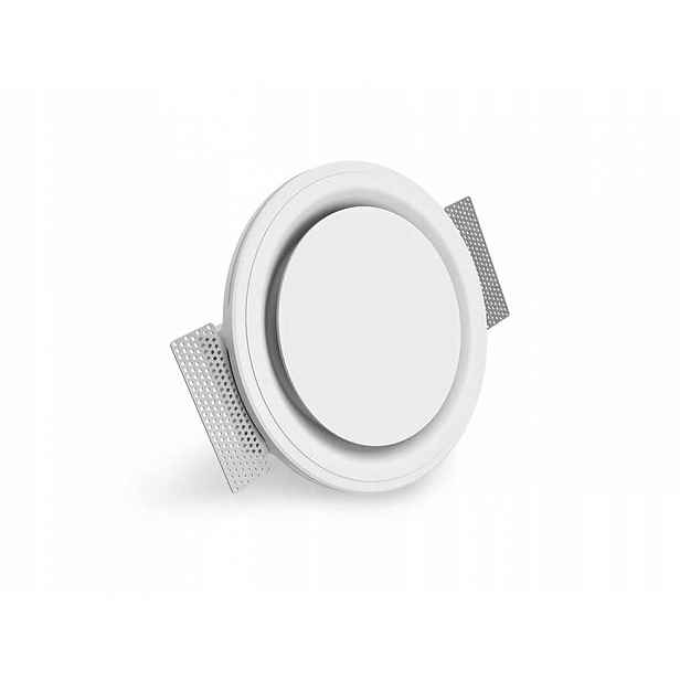 Sádrový anemostat Ergovent Rondo Coanda 125 mm Bezrámečkový Skrytý Podomítkový
