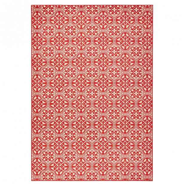 Červený koberec Hanse Home Gloria Pattern, 200 x 290 cm