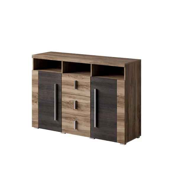 Komoda TYLTA 2D3S typ 2, ořech satin/touchwood