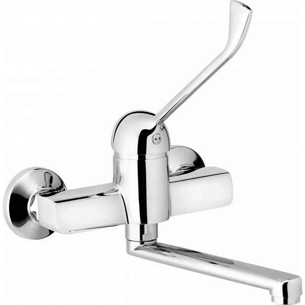 Nástěnná umyvadlová baterie Corio s clinic mix BFC_050C, 230 mm výtokové ramínko