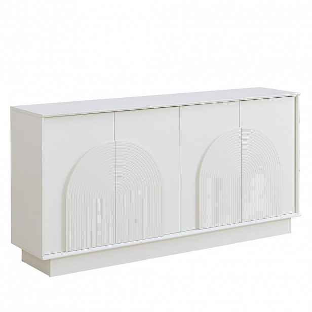 Urban Meuble SIDEBOARD 4 dvířka s klenutými panely, MDF, matný povrch