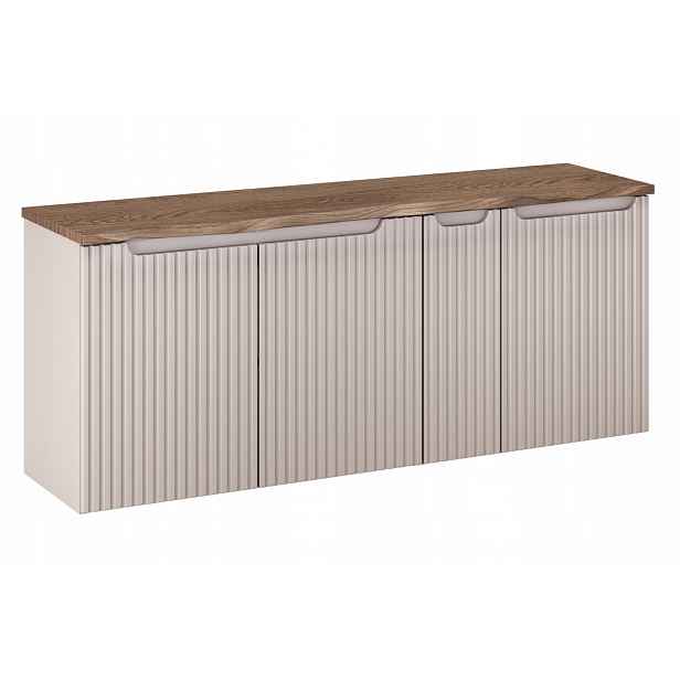 Zestaw meblowy Nova Cashmere 140cm z blatem Nature