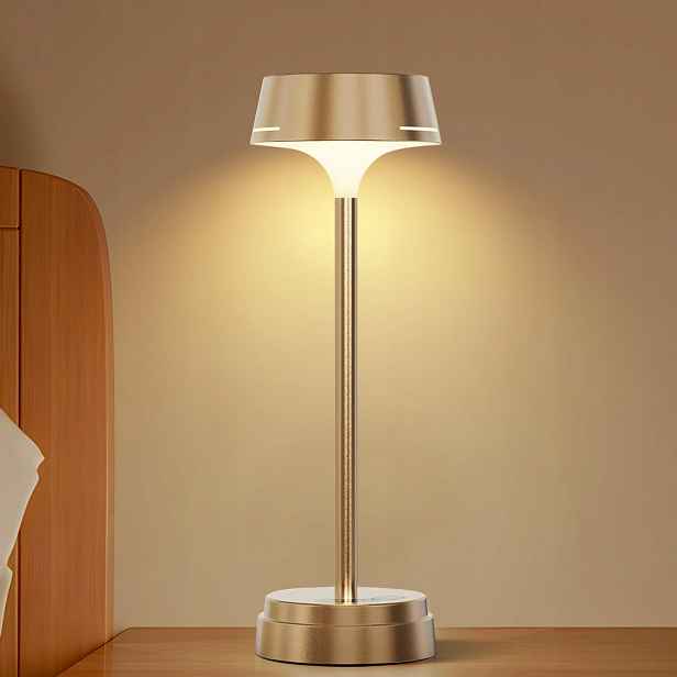 Bezdrátová stolní lampa, 5200 mAh, Usb se 3 barevnými režimy, časovač