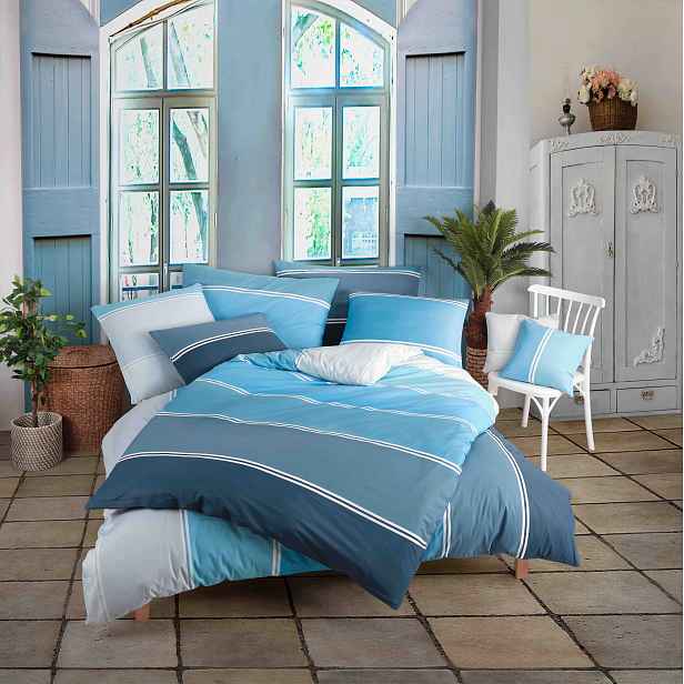 Dreamy Povlečení Bavlna Renforcé Aqua
